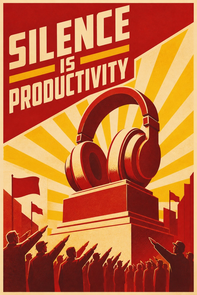Poster: Silence is productivity