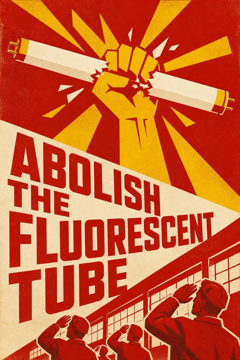 Poster: Abolish the fluorescent tube